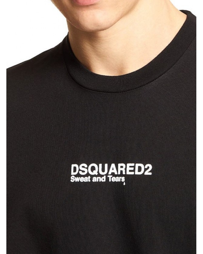T-shirt Dsquared2 Μαύρο S74GD0946D20020-900