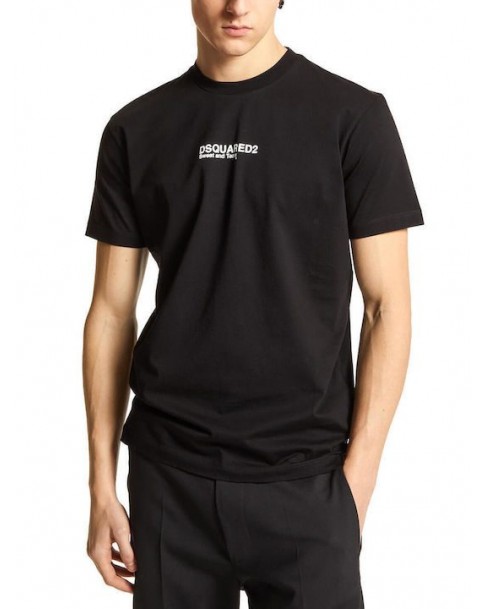 T-shirt Dsquared2 Μαύρο S74GD0946D20020-900