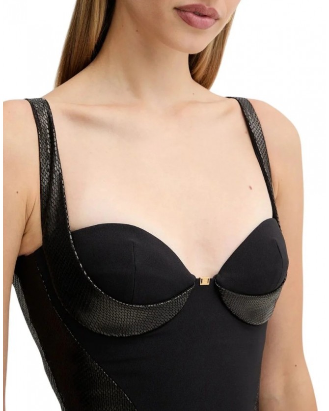 Φόρεμα Elisabetta Franchi Μαύρο AB83857E2-110