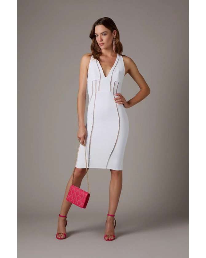 Φόρεμα Elisabetta Franchi Λευκό AB44932E2-360