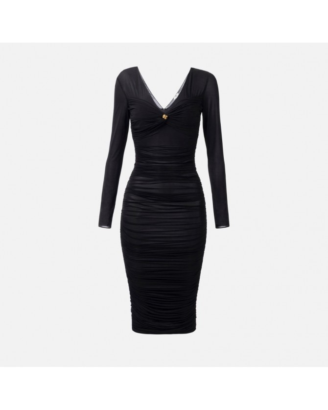 Φόρεμα Elisabetta Franchi Μαύρο AB84852E2-110