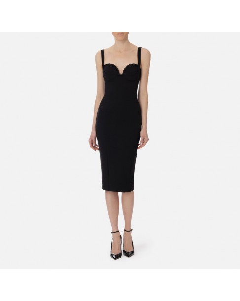Φόρεμα Elisabetta Franchi Μαύρο AB85052E2-110