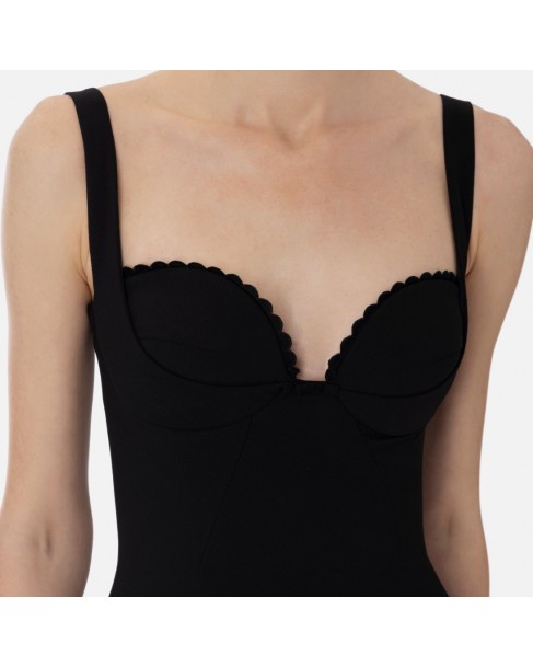 Φόρεμα Elisabetta Franchi Μαύρο AB85052E2-110