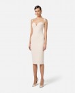 Φόρεμα Elisabetta Franchi Εκρού AB85052E2-193