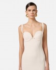 Φόρεμα Elisabetta Franchi Εκρού AB85052E2-193