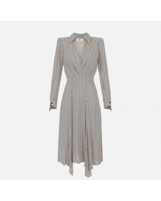 Φόρεμα Elisabetta Franchi Λευκό ABS0356E2-EF1