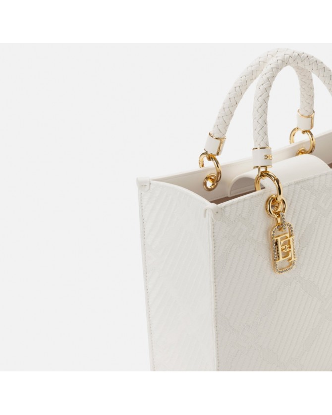 Τσάντα Elisabetta Franchi Λευκή BS12A51E2-360