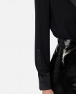 Πουκάμισο Elisabetta Franchi Μαύρο CB00356E2-110