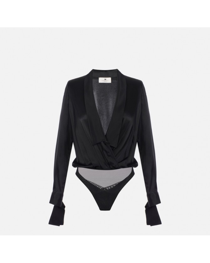Κορμάκι Elisabetta Franchi Μαύρο CB00757E2-110