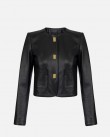 Μπουφάν Elisabetta Franchi Μαύρο GD52Z56E2-110