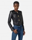 Μπουφάν Elisabetta Franchi Μαύρο GD52Z56E2-110