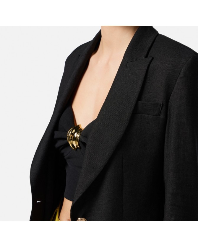 Σακάκι Elisabetta Franchi Μαύρο GI15752E2-110