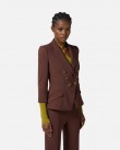 Σακάκι Elisabetta Franchi Μπορντό GI17456E2-EA3