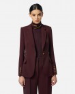 Σακάκι Elisabetta Franchi Μπορντό GI17556E2-EA4