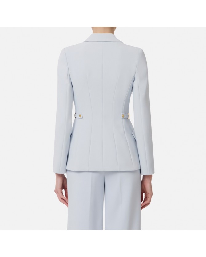 Σακάκι Elisabetta Franchi Σιέλ GI17556E2-EA7
