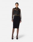 Φούστα Elisabetta Franchi Μαύρη GK20B56E2-110