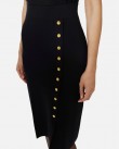 Φούστα Elisabetta Franchi Μαύρη GK22S57E2-110
