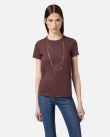 T-shirt Elisabetta Franchi Μπορντό MA00956E2-EA4