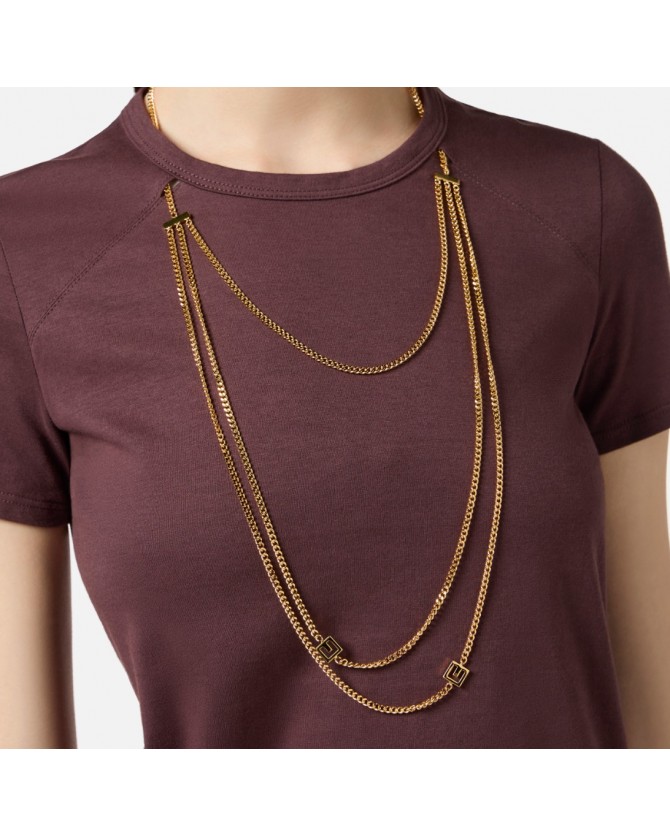 T-shirt Elisabetta Franchi Μπορντό MA00956E2-EA4