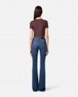 T-shirt Elisabetta Franchi Μπορντό MA00956E2-EA4