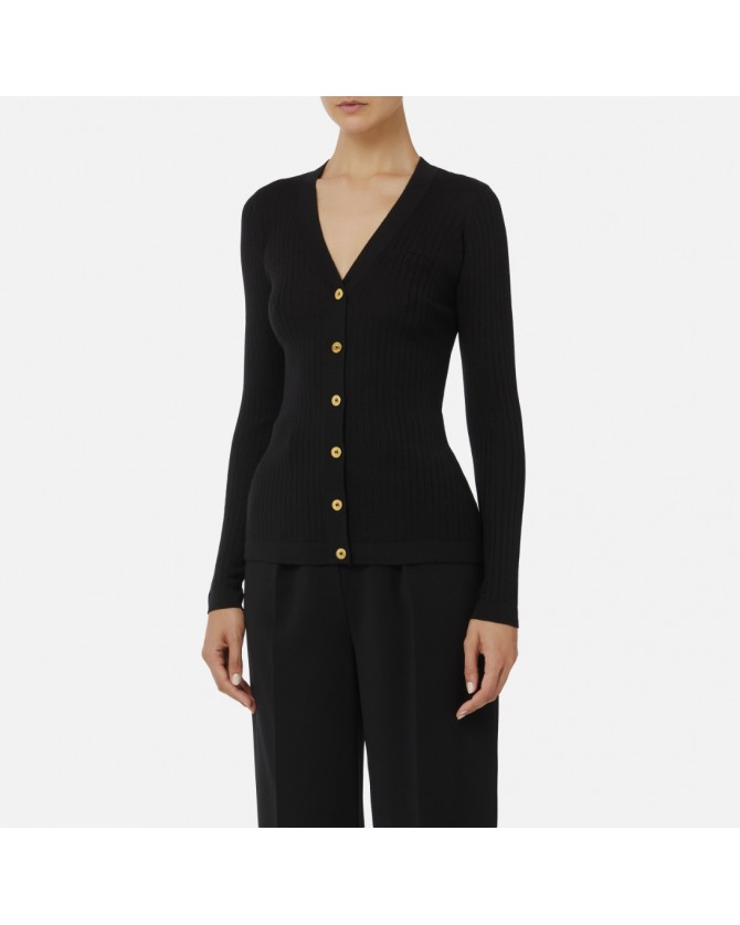 Ζακέτα Elisabetta Franchi Μαύρη MK33S57E2-110