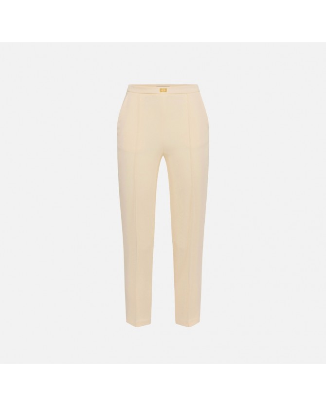 Παντελόνι Elisabetta Franchi Κίτρινο PA07651E2-DC7