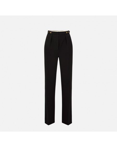 Παντελόνι Elisabetta Franchi Μαύρο PA09956E2-110