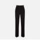 Παντελόνι Elisabetta Franchi Μαύρο PA09956E2-110