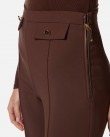 Παντελόνι Elisabetta Franchi Μπορντό PA12156E2-EA3