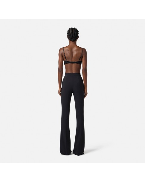 Παντελόνι Elisabetta Franchi Μαύρο PA12256E2-110