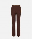 Παντελόνι Elisabetta Franchi Καφέ PA14157E2-EA3