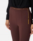 Παντελόνι Elisabetta Franchi Μπορντό PA14157E2-EA4