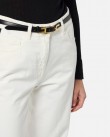 Παντελόνι Elisabetta Franchi Λευκό PJ13I56E2-309
