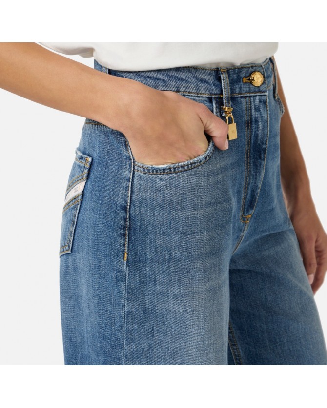 Jeans Elisabetta Franchi Μπλε PJ27D61E2-139