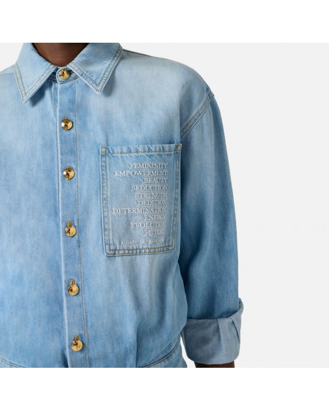 Ολόσωμη φόρμα Elisabetta Franchi Μπλε TJ44D61E2-192