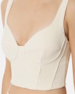 Top Elisabetta Franchi Λευκό TO02451E2-DL1