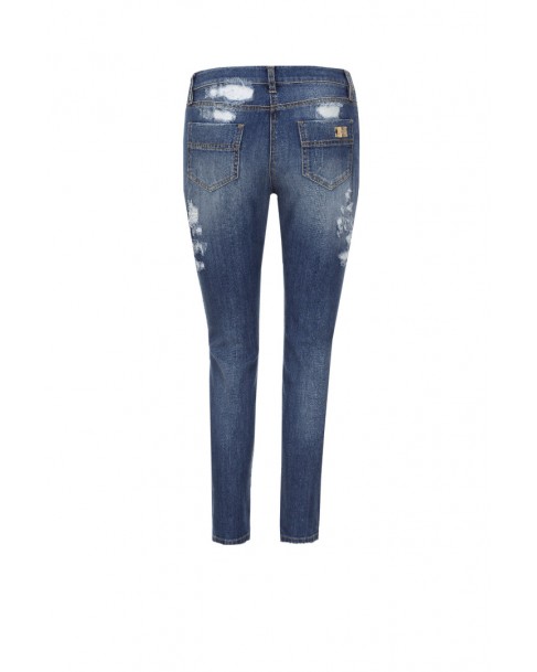 Παντελόνι Jean Elisabetta Franchi Μπλε PJ6062479-L81