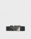 Σετ ζώνης Emporio Armani διπλής όψης Μαύρη Y4S270YLP4X 88001-NERO/NERO