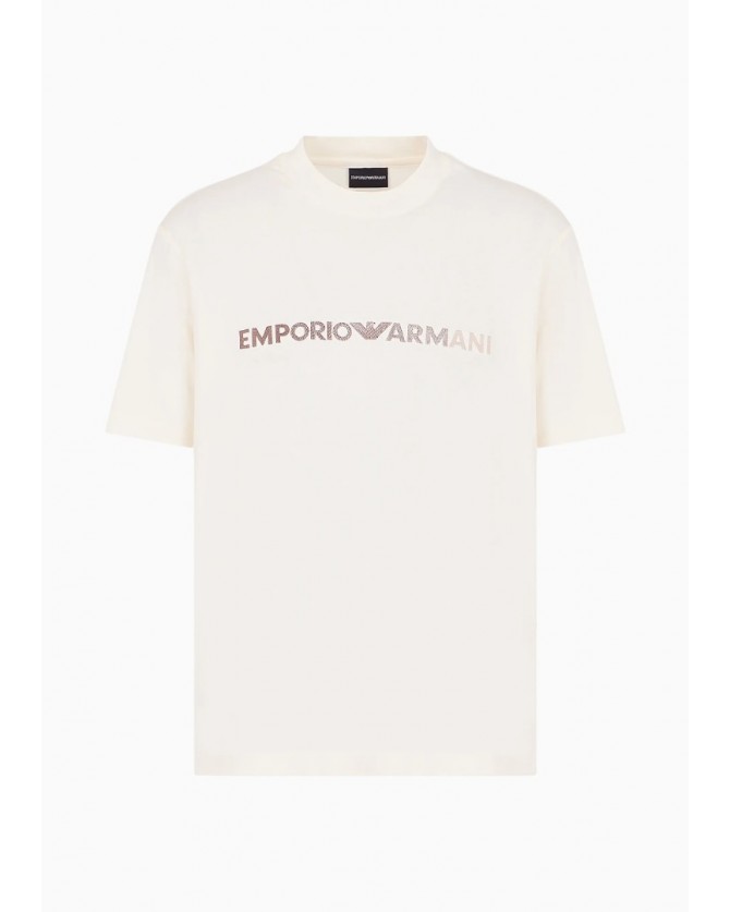 T-shirt Emporio Armani Εκρού 3D1TG31JPZZ-01B1