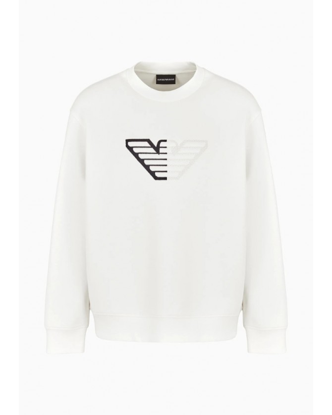 Φούτερ Emporio Armani Λευκό 6D1M761JHSZ-0101