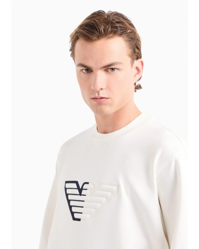 Φούτερ Emporio Armani Λευκό 6D1M761JHSZ-0101