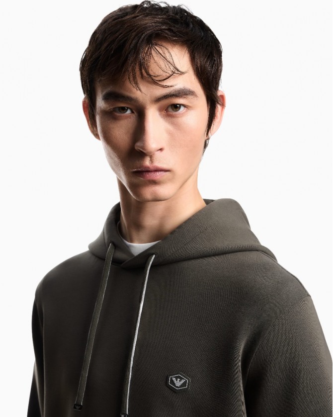 Φούτερ Emporio Armani Λαδί 8N1MD01JHSZ-U8120