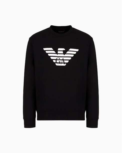 Φούτερ Emporio Armani Μαύρο 8N1MR61JRIZ-F008