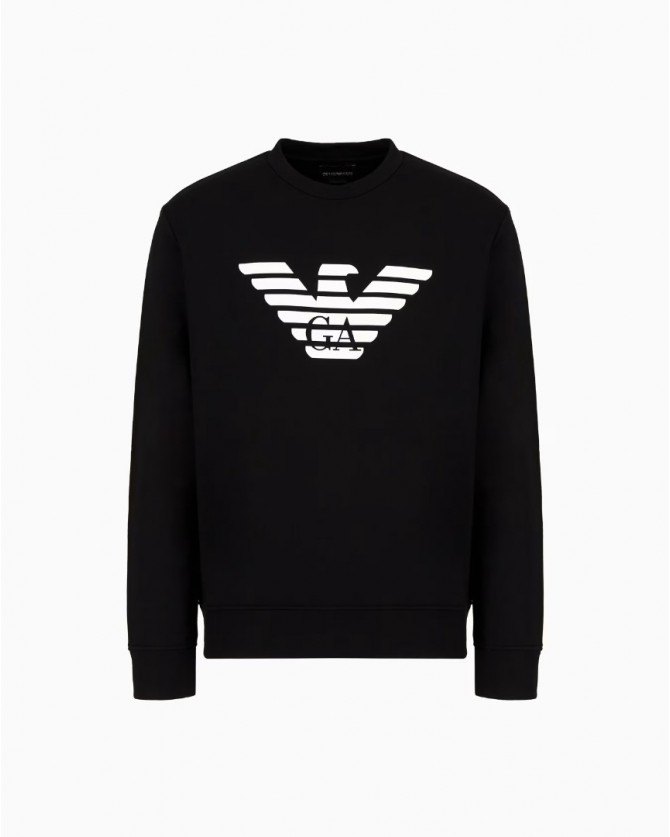 Φούτερ Emporio Armani Μαύρο 8N1MR61JRIZ-F008
