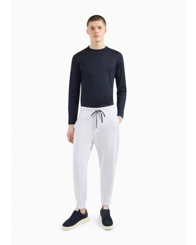 Παντελόνι φόρμα Emporio Armani Λευκό 8N1P921JHSZ-0100