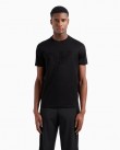 T-shirt Emporio Armani Μαύρο 8N1TD21JGYZ-0022
