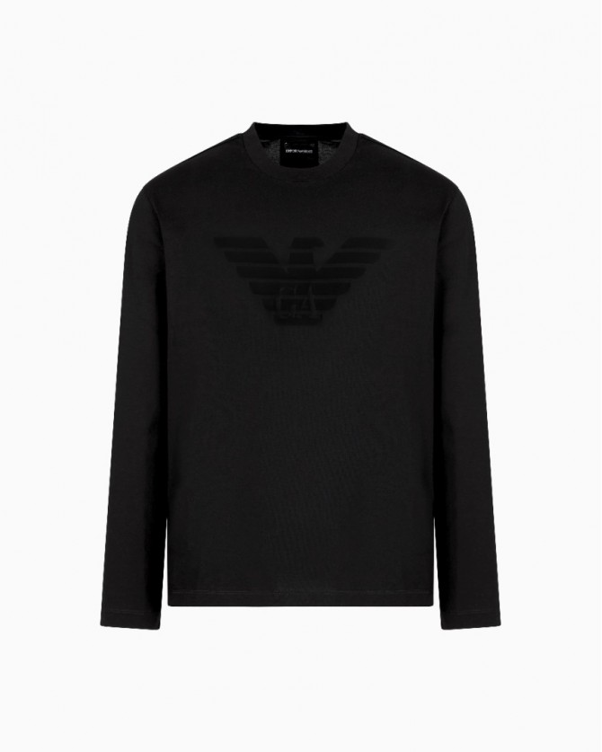 Μπλούζα Emporio Armani Μαύρο 8N1TD71JGYZ-0022