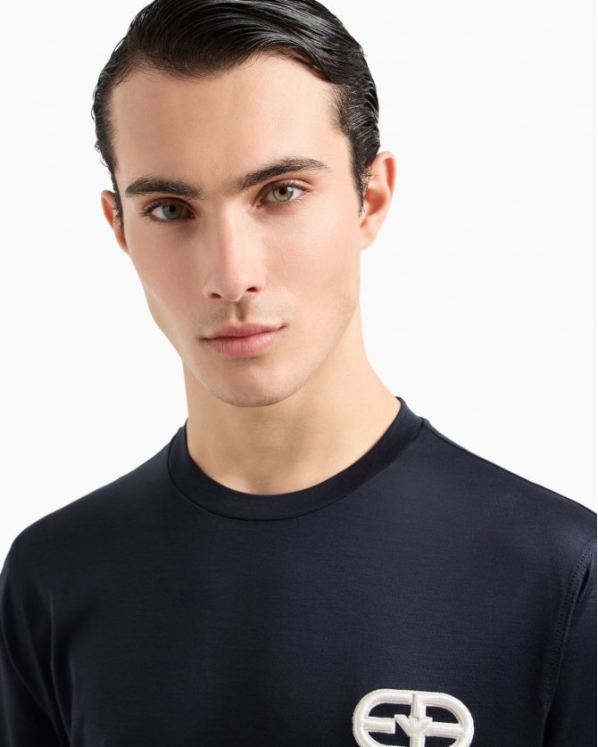 T-shirt Emporio Armani Σκούρο μπλε 8N1TF51JUVZ-0920