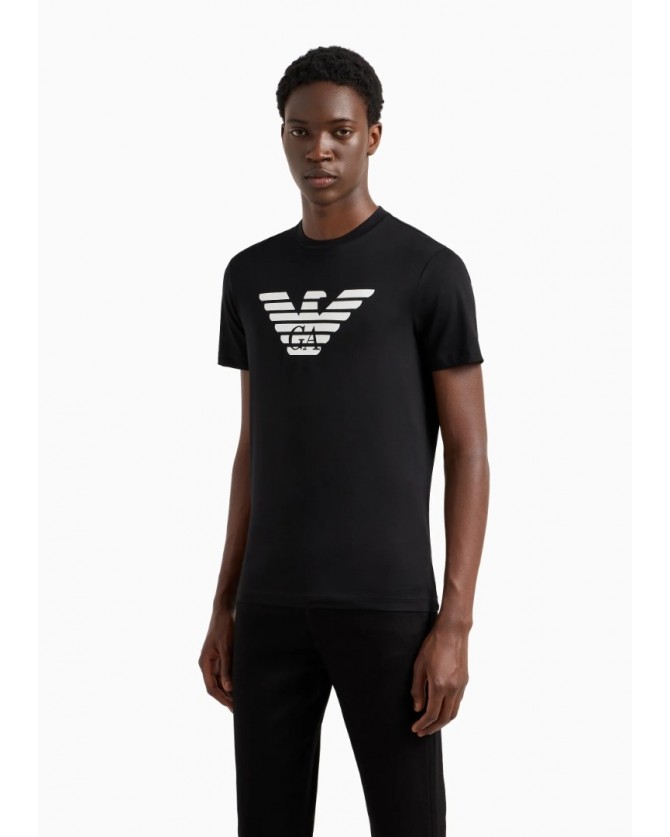 T-shirt Emporio Armani Μαύρο 8N1TN51JPZZ-0022