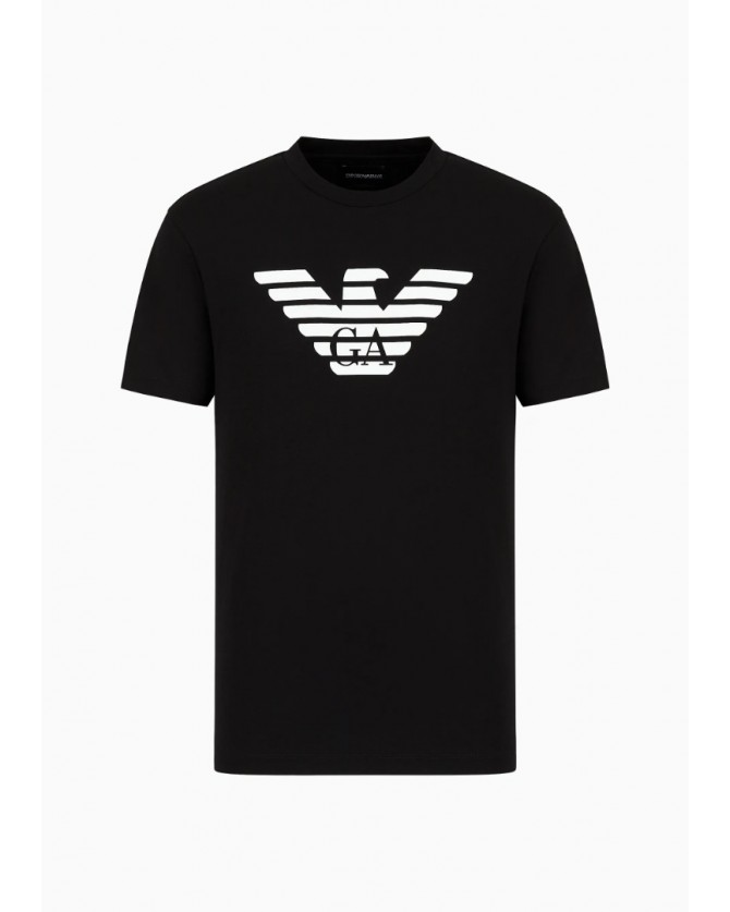 T-shirt Emporio Armani Μαύρο 8N1TN51JPZZ-0022